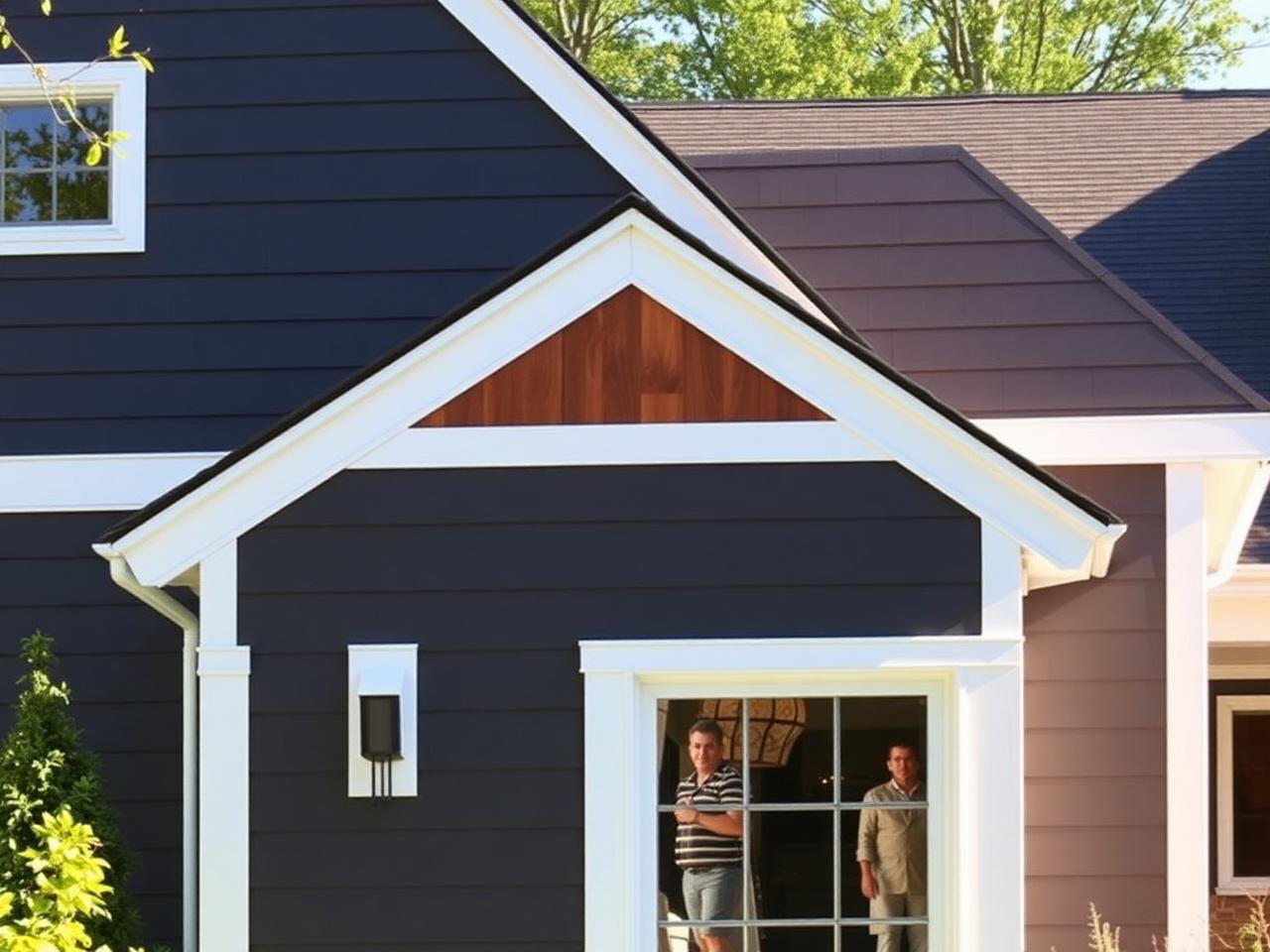 Board-and-batten gable